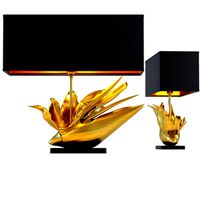 table lamp tropical flower strelitzia