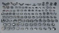 bolts collection - 108 pieces