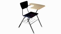 student desk and chair