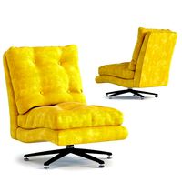 swivel chair cinema yellow