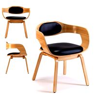 chair with armrest costa beech