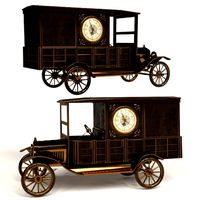 retro car clock