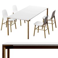 kristalia boiacca sharky dining set