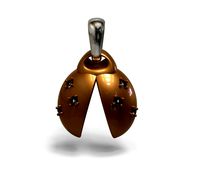 ladybug abstract pendant