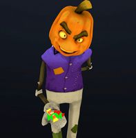 pumpkin man aggressor