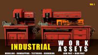 industrial work assets game ready low poly and high poly vol 1