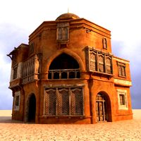 arabian house low-poly model