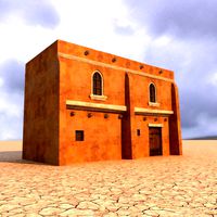 arabian house low-poly model