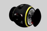 scifi camera battle drone