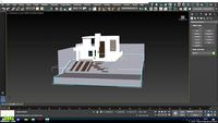 house villa residence building stage