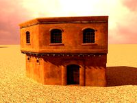 arabian house low-poly model