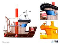 cartoon mini boat 3