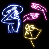 neon set 07 woman