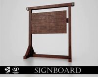 medieval signboard v3