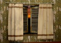 old curtains