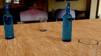 bottle and glass