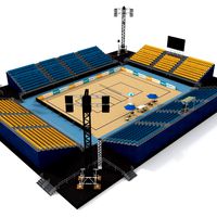 beach volleyball stadium