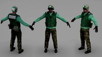 us navy flight deck crew green