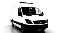 mercedes benz sprinter l2h2 2009 ambulance uk