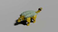 low-poly ankylosaurus