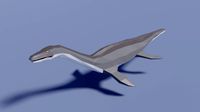 low-poly plesiosaurus