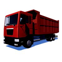dump truck detail