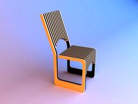 parametric plywood chair