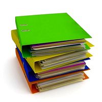 Pile of Paper Files Archive stack v1