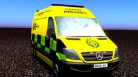 mercedes benz sprinter 311 cdi england ambulance - uk version