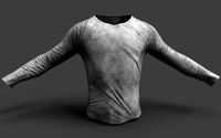 dirty long sleeved t-shirt