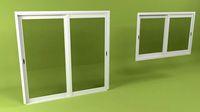 window and door window free low-poly 3d mode