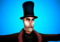 Angry Oldman Townsfolk - Lowpoly - Rigged - Animated