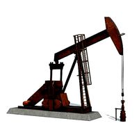 Rusty Pumpjack Oil Well