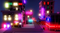 cyberpunk buildings