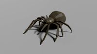 low-poly spider