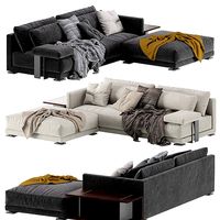 Poliform Bristol Sofa whith Ottoman
