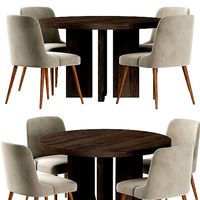 West Elm Mid Century Cb2 shadow dining table