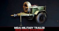 Military Trailer - M8A1 UE4