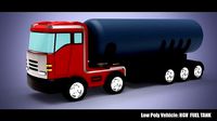 Low Poly Vehicle -  HGV Fuel Tank