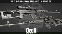 SVD Highpoly model