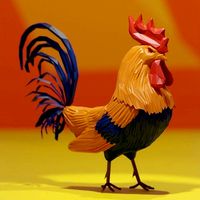 THE ROOSTER - EL GALLO - LOW POLY