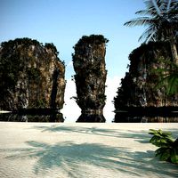 Thai Beach Island Scene