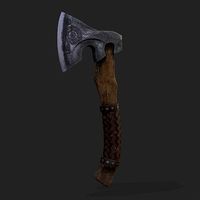 Valknut Viking Axe