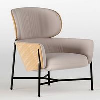 CARISTO Fabric armchair SP01