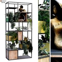 vertical plant and decorativ set 197