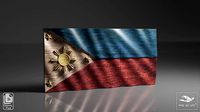 Philippines Wavy Flag - CNC Files For Wood