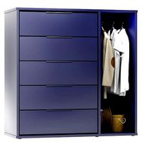 IKEA NORDMELA Chest of drawers with clothes rail