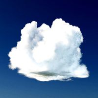 Photorealistic vdb cumulus cloud type b