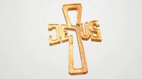 cross with text jesus