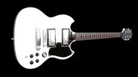 Electric guitar SG white